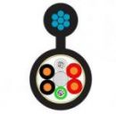 Podwieszany KSH FIG8 12-36J z Żyłami Cu 4x2,5mm2